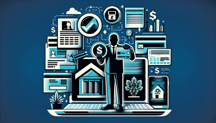 Debt Consolidation Loans with Fast Approval: Quick Solutions | DCL Borrower submitting identification, utility bills, pay slips, and tax returns for loan application verification.