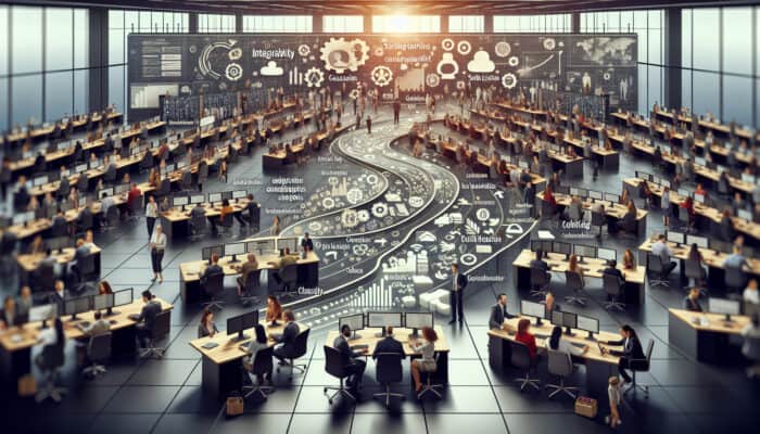 Agents in a customer support hub using flexible apps to scale operations, integrate new channels, and ensure high-quality service.