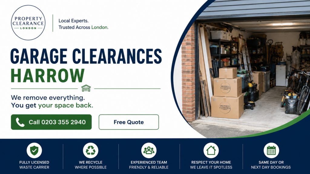 Garage Clearance Services in Harrow: Quick and Affordable Options