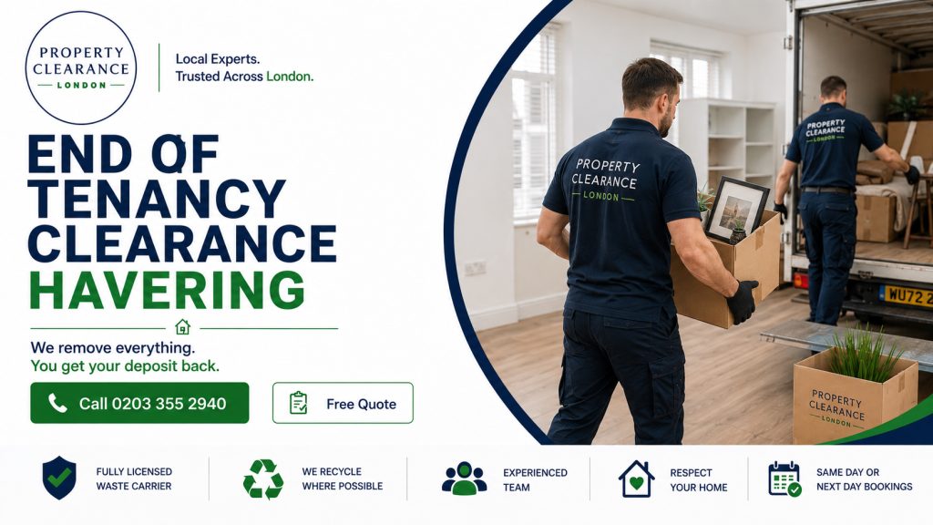 End of Tenancy Clearance Services for Havering Residents