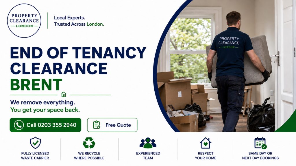 End of Tenancy Clearance Services in Brent: Reliable Options